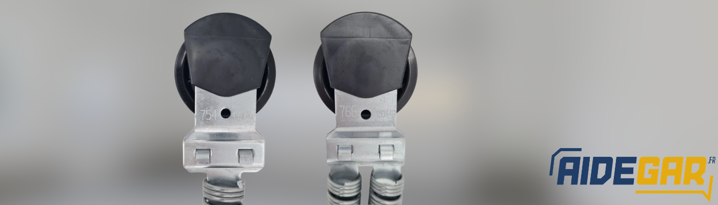 Ressorts doubles de portes de garage sectionnelles